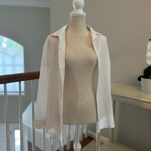 White Button-Up Shirt